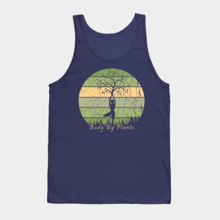 Body By Plants Distressed Vintage Tank Top